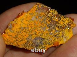 Super Bright Wulfenite with Mimetite Top Color Excellent Coverage Rowley Mine