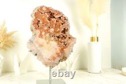 Super Grade Pink Amethyst Geode with Red Galaxy Amethyst Druzy, 6.7 Kg 14.8 lb