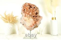 Super Grade Pink Amethyst Geode with Red Galaxy Amethyst Druzy, 6.7 Kg 14.8 lb
