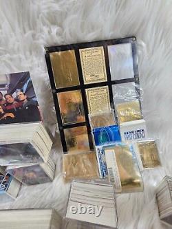 Super Huge Vintage Star Trek Collection 90s Skybox Autographs Gold Cards