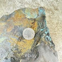 Super Large Natural Hubei Thick Veins Turquoise 563 Grams