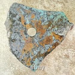 Super Large Natural Hubei Thick Veins Turquoise 563 Grams