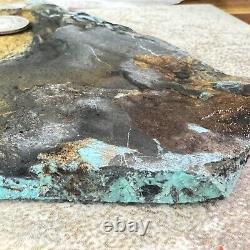 Super Large Natural Hubei Thick Veins Turquoise 563 Grams