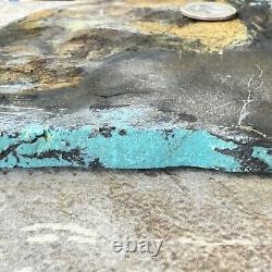 Super Large Natural Hubei Thick Veins Turquoise 563 Grams