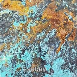 Super Large Natural Hubei Thick Veins Turquoise 563 Grams