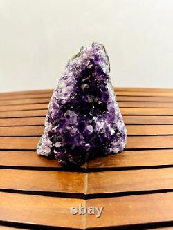 Super Rare Dark Purple Natural Amethyst Crystal Cluster High Grade