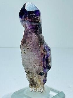 Super Seven-Amethyst Quartz-Rutile Quartz-Smoky Quartz- Display Stand