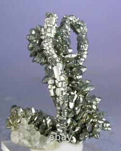 Super Shiny Marcasite Crystals Stalactites, Linwood Mine, Iowa, Globe Minerals