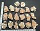 Super lot of raw heulandite stilbite chalcedony crystal collectible 1295