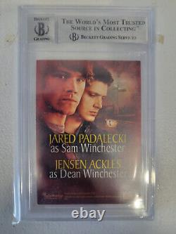 Supernatural Season 3 Dual Autograph Jared Padelecki Jensen Ackles SD-1 Inkworks