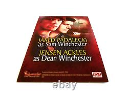 Supernatural Season 3 Incentive Card Autograph Jensen & Jared SD1