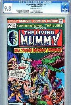 Supernatural Thrillers #14 CGC 9.8 HIGHEST GRADED Living Mummy cover/story