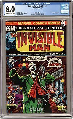 Supernatural Thrillers #2 CGC 8.0 1973 4248575021