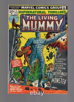 Supernatural Thrillers #5 1st Appearance Living Mummy High Grade Minus