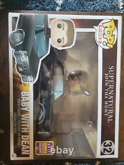 Supernatural funko pop, Bobby, Crowley, Castiel, Baby with dean, baby with Sam chase