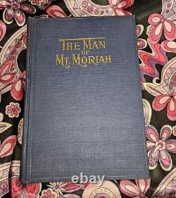 THE MAN OF MT. MORIAH Clarence Miles Boutelle 1898 MASONIC Antique Rare Book HC