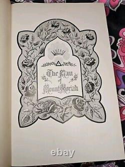 THE MAN OF MT. MORIAH Clarence Miles Boutelle 1898 MASONIC Antique Rare Book HC