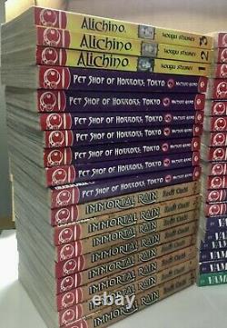 TOKYOPOP Manga Lot of 55 Vampire Game, The Tarot Cafe, Pet Shop of Horror, etc