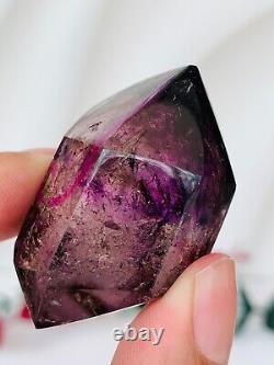 TOP 39g Natural Amethyst Super Seven TWO MOVE Water Bubble EnhydroQUARTZ Crystal