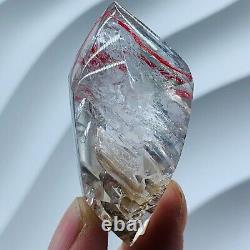 TOP Natural Enhydro Quartz Crystal Herkimer Diamond super big moving water 61G