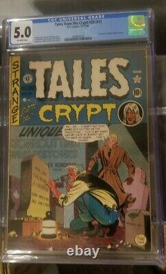 Tales From The Crypt #20 CGC 5.0 (#1) 1st Issue! Cryptkeeper