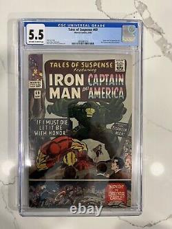 Tales Of Suspense 69 Cgc 5.5 1st Appearance Titanium Man Marvel 1965