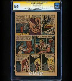 Tales to Astonish #27 CGC SS Stan Lee 2nd Page Only 1ST TIME ANT MAN SHRINKS