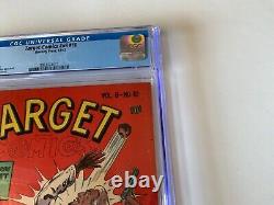 Target Comics V8 10 Cgc 4.5 Lb Cole Pre Code Kit Carter Novelty Press Comic 1947