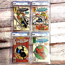 The Amazing Spider-Man, Lot of 4 CGC Graded Comics. #'s 298-301. Marvel Comics