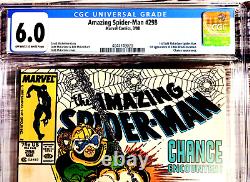 The Amazing Spider-Man, Lot of 4 CGC Graded Comics. #'s 298-301. Marvel Comics