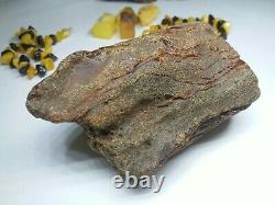 The Supernatural Huge Natural Baltic Raw Amber 113 gram PRAYER BEAD ROSARY
