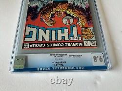 Thing 1 Cgc 9.8 White Pages John Byrne Marvel Comics 1983