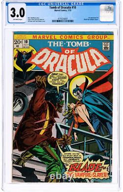 Tomb Of Dracula #10 1st Appearance Of Blade CGC 3.0 Marvel Comics 1973 Vampire
