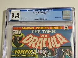 Tomb of Dracula #17, CGC 9.4 NM, OWithWP (Marvel, 1974) Blade Bitten by Dracula