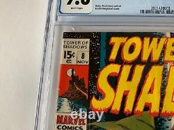 Tower Of Shadows 8 Cgc 9.8 White Bernie Wrightson Wally Wood Marvel Comic 1970