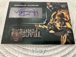 Transformers Mark Ryan as Bumblebee Autograph Topps Card