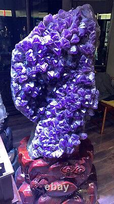 Uruguay natural amethyst cluster quartz crystal super-large specimen healing