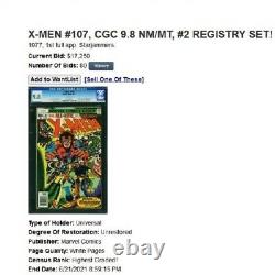 X-Men #107 CGC 9.8 1ST STARJAMMERS & IMPERIAL GUARD +Many More HUGE KEY 1st Apps